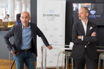Presentacion DIAMOND FILMS Carles Montiel izq y Gonzalo Claiman-Versini