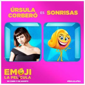 Úrsula Corberó -dobla a Sonrisas- en Emoji La película