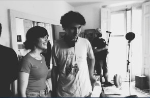 La virgen de agosto -rodaje- Itsaso Arana y Jonás Trueba