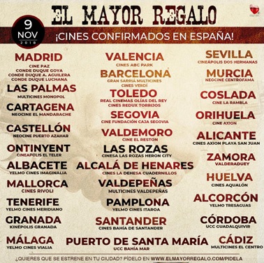 El mayor regalo -cines-